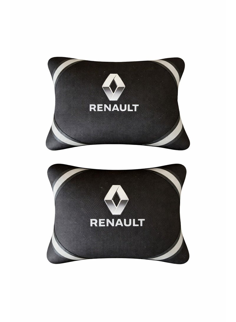 RENAULT Pair of Car Neck Support Pillows – Compatible with Renault - Image 2